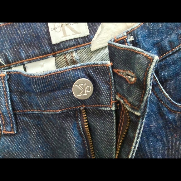 Vintage 1993 Calvin Klein 5 Pocket Jeans Size 8 - Picture 4 of 6